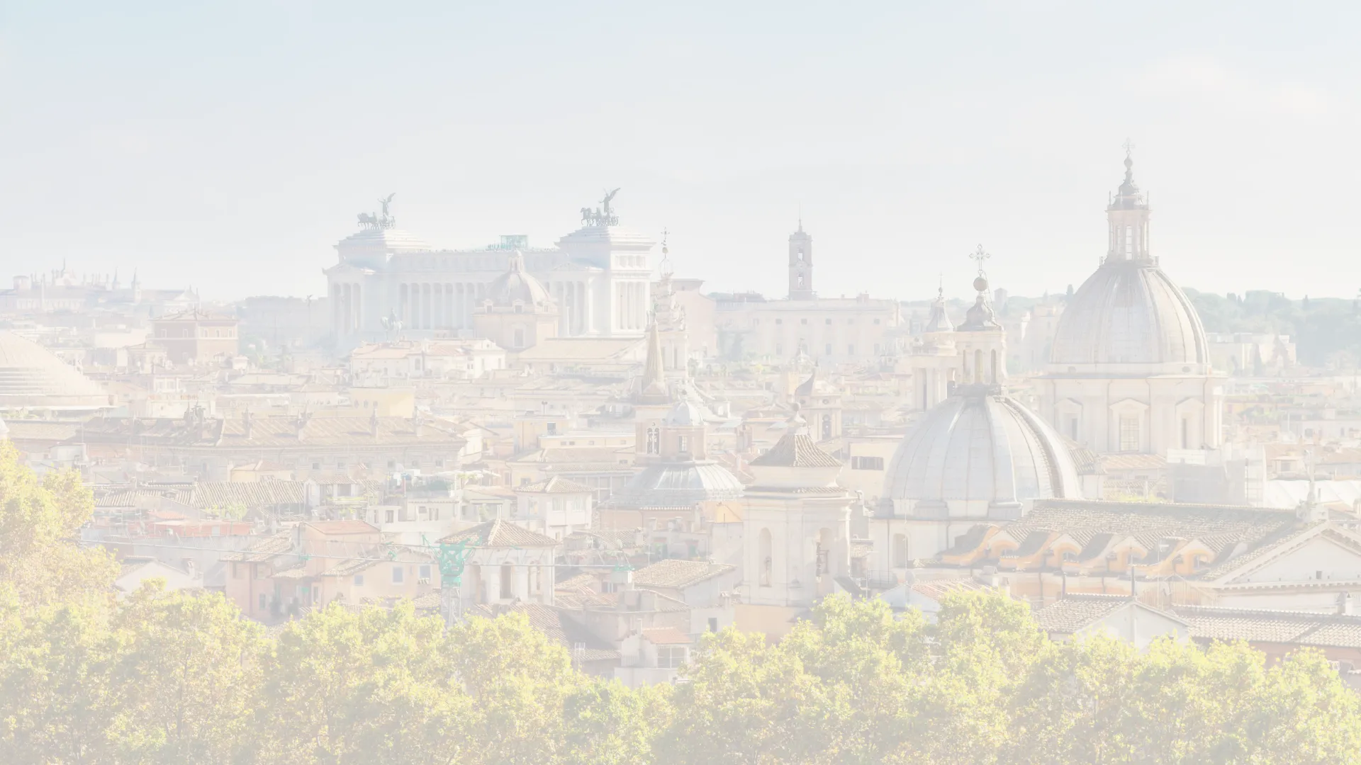 Vista di Roma dai tetti